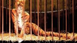 тигрица в клетке